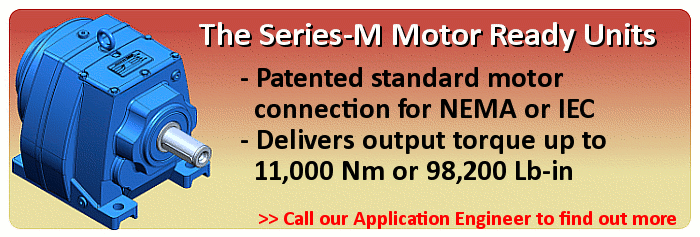 Series M: Motor Ready Gearboxes